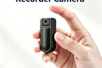 4K Ultra HD Mini Body Camera, Portable Wearable Video Recorder with Magnetic Attachment & Clip‑on Design, Infrared Night Vision, 360° Rotatable, Loop Recording Motion Detection, Hands‑Free Small Body Cam for Travel, Bike, Home Office Daily Recording