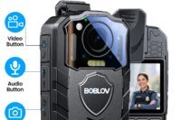 BOBLOV KJ25 1080P Body Camera 10-13H Battery Night Vision Body Cam 3000mAh Battery Built In Light  For Hiking Delivery Law Enforcement And Pet Walking
