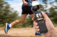 Portable Pocket Gimbal Camera 3-Axis Anti-Shake Handheld Vlog Video Camera HD Touch Screen Mini Action Cam for Outdoor Travel Cycling