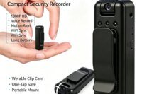 A12 Portable Mini Body Camera Recorder, 1080P HD Wearable Video Cam With Night Vision, 360° Adjustable Rotating Lens, Clipon Design, Loop Record, Large Battery, Tiny Pocket Cam For Meetings, Outdoor Commuting & Daily Use