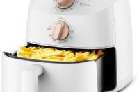 COMFEE' Compact 2.1 Quart Air Fryer with 12 Presets Menu Options, Adjustable Timer & Temperature Control 180-400 degrees F, Dishwasher-Safe Nonstick Fry Basket