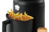 2.8QT Digital Air Fryer, Space-Saving Mini Personal Air Fryers, Nonstick Basket for Dishwasher-Safe, Fast Cooking with 20Pcs, SS316