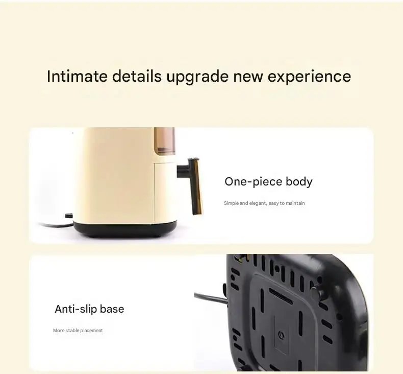 2024 New Air Fryer Double Knob Visual Multifunctional Household Large Capacity Fully Automatic Intelligent French Fry Machine