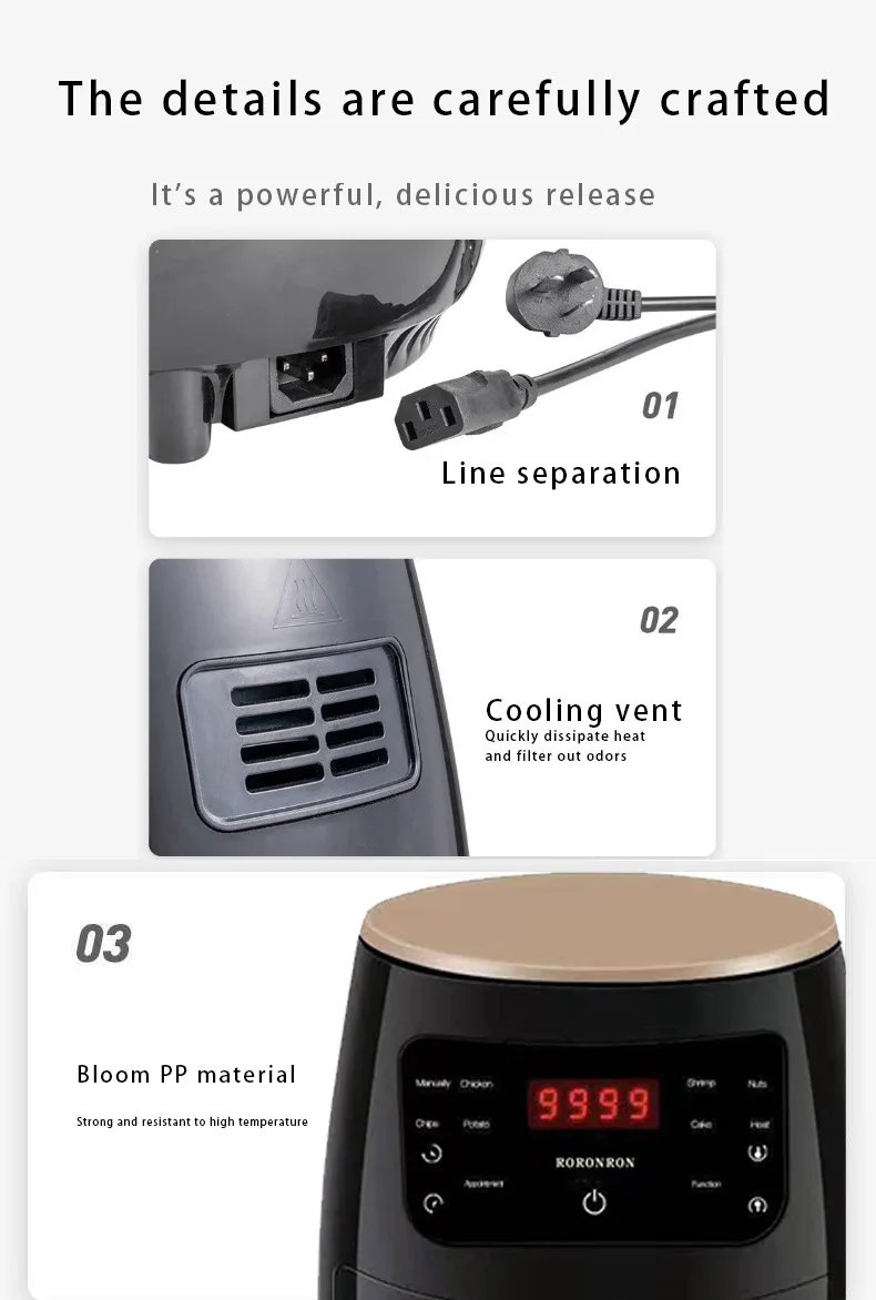 2025 2 in 1 7 10Liter 110V Oven 18L 220V 110V 23L 25L 4In1 6Qt Touch Screen 7.7L 5.0 Air Fryer