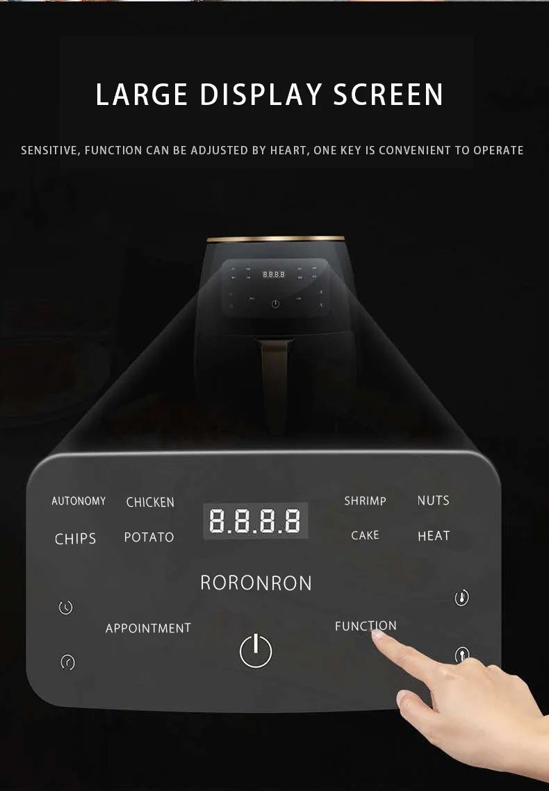 2025 2 in 1 7 10Liter 110V Oven 18L 220V 110V 23L 25L 4In1 6Qt Touch Screen 7.7L 5.0 Air Fryer