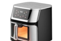 Household and Commercial Stainless Steel Visual Air Frier Fryer Manufacturer 8L 10L 12L 15L Multifuncional Air Fryer Oven