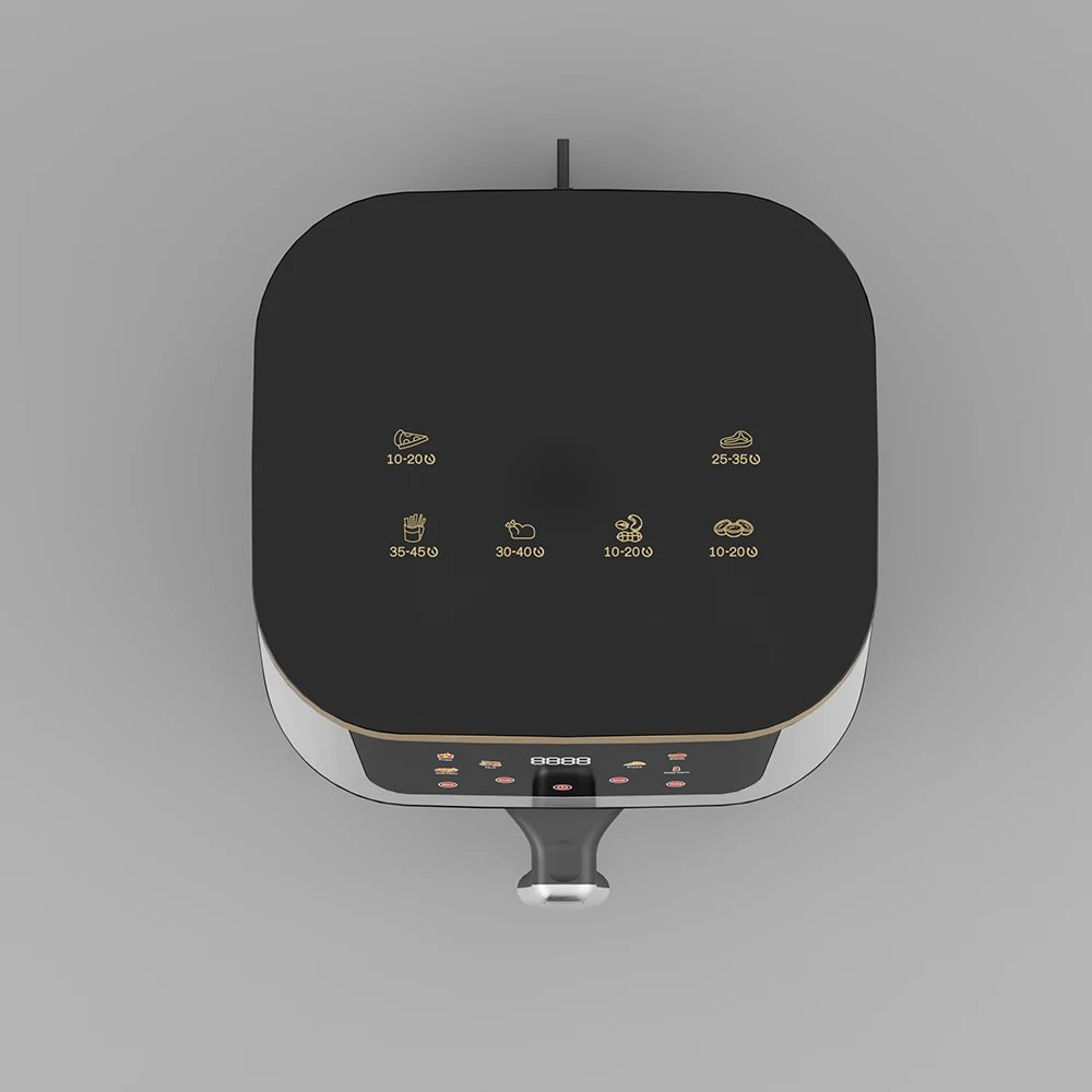 Household and Commercial Stainless Steel Visual Air Frier Fryer Manufacturer 8L 10L 12L 15L Multifuncional Air Fryer Oven