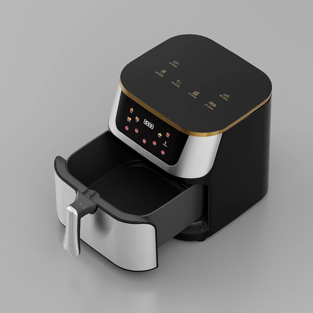 Household and Commercial Stainless Steel Visual Air Frier Fryer Manufacturer 8L 10L 12L 15L Multifuncional Air Fryer Oven