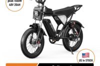 Bopzin C21 1500W 48V 20Ah Electric Bike for Adults 35 MPH 20" Fat Tire Ebike Dirt Motorcycle Full Suspension Off-Road E-Bike