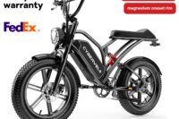 Cybervelo 1000W Adults Electric Dirt Bike 20 Inch Fat Tire All-Terrain E-Bike Max 30MPH 48V 20AH/30AH Large Removable Battery Off Road Ebike EK11