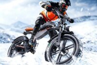 QNUT Retro Fat Tire Electric Bike For Adults 1500W Peak Motor 48V 18Ah Battery Max 28MPH 20 Inch Off Road Mountain Ebike US Warehouse Fast Shipping