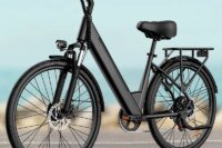 URLIFE E26 E-Bike 26x2 Inch Tires 48V 10.4Ah Removable Battery LCD Display 7-Speed Hydraulic Disc Brake Adult City Electric Bicycle