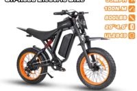 US Stock 2000W Peak 100N.m Motor Electric Bike Adults 35MPH 48V 20Ah 960Wh Battery 20 Inch Fat Tire Off Road Dirt Bike Full Suspension Hydraulic Brakes UL2849