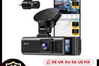 REDTIGER F7NP-EX 4K+1080P Dash Cam Built-in 5.8GHz Wifi And GPS Dash Camera Night Vision Recorder APP Control 24H Parking Monito