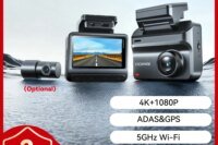 DDPAI Z50 Pro Dash Cam 4K Car DVR 3"IPS Screen 5GHz WiFi GPS ADAS 24H Parking Monitor Front and Rear Dashcam Car Camera
