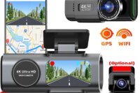 ACCEO 4K Car DVR Mini Video Recorder 24H Parking Dashcam Support Dual Lens 1080P Black Box Room Rearview Camera Night Vision