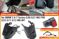 for BMW 5 6 7 Series G30 G31 M5 F90 G32 G11 G12 M6 M7 OEM 4K DVR Dash Cam Front Rear Camera WiFi Video Recorder Plug and Play
