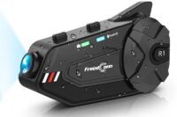 Freedconn R1 Plus Motorcycle Intercom Helmet Dash Cam Bluetooth Headsets Handsfree Communicator Video Record 1080P Interphone