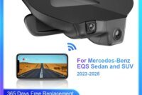 Vehicle DVR Camera for Mercedes EQS Sedan 2023 2024 2025, for Benz EQS SUV 2023 2024 2025, ARB 4K 2160P Dashcam WIFI APP Control