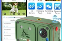UBOX PRO New 4MP Outdoor Pet POV Camera Pet Camera with Wearable Back Frame Mini Pet View Recorder GPS/LBS/Image/Sound Tracking