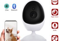 4MP Baby Monitor Wifi IP Camera Smart Home Indoor Cube Cam Human Detection Two Way Audio Wireless Security Surveillance Icsee