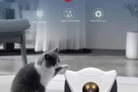 Pet Robot Camera 2MP HD Wifi Cameras Motion Detection Two Way Audio Indoor Dog Treat Camera  Dispenser Feeder for Home Security