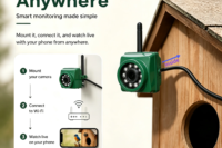 4MP 2MP Mini Bird House Camera Wifi Tuya APP Outdoor Wireless Birdcage Green Bird Camera Feeder Video Animal Camera 940nm LED