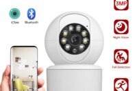 3MP WIFI Smart Camera Security Protection Baby Monitor Mini Cam Full Color Night Vision Ai Human Tracking Two-Way Audio ICSEE