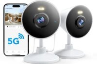 Techage Security WIFI Camera for Home Baby/Elder/Dog/Pet Camera 5G&2.4G WiFi Camera Spotlight Color Night Vision 2-Way Audio Indoor/Outdoor