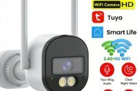 Tuya 5G WiFi IP Camera Outdoor Bullet 5MP Wireless Home Security Camera Auto Tracking Detection Night Vision Video Surveillance