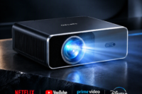 Toptro Projector 4K Support Netflix WIFI6 2-Way Bluetooth AI Auto Focus & Keystone Portable Projector for Home Movie Outdoor