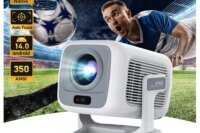 LynCast Projector 4K 350ANSI Android 11 Projetor Wifi6 BT5.4 1920*1080P Outdoor Cinema Beamer Video Home Theater Projectors X3AQ