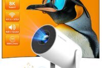 Magcubic HY300 Pro + Projector 8K 720P With 5W Speaker Android 14 8000 Lumens WiFi 6 BT5.4 Outdoor Video Home Theater Projector
