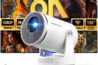 Magcubic HY320Pro Voice Control Smart Projector, 400ANSI Native 1080P Full HD Auto Focus, Android 14 8K Portable Home Cinema Beam