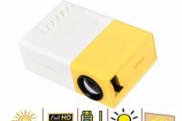 Salange YG300 Mini LED Projector Yg300 Upgraded Version 600 lumen 320x240P HDMI-compatible USB Audio Home Media Player Beamer