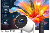 HY300ultra Short Throw Android11 Projector 300 ANSI Wifi6 1280*720P BT5.4 High Definition Home Cinema Outdoor Travel Projector