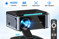 XIWBSY 3200ANSI Official Google TV Projector Android 14.0 Netflix Projector Wifi6 Home Theater Google Voice Assitant Projector