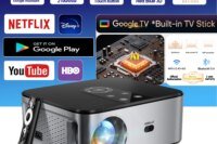 HORLAT 40000Lumenes LCD Projector 4K 8K Decode Home Theater Android 11 System 2000ANSI Full HD 1080P Video Auto Keystone 5G WiFi