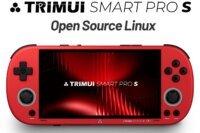 Trimui Smart Pro S TG5050 Handheld Game Console - Best for PSP Game, Octa-core 2.0GHz, 4.96" IPS Display, 5000mAh Battery