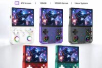 4.0 inch R36 Ultra X Handheld Video Game Console IPS Screen 128GB 35000games Preloaded Portable Pocket Player with Linux System