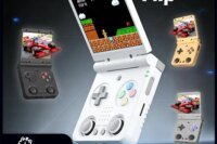 MIYOO Flip V2 Handheld Game Consoles Players 3.5''IPS Screen Linux System Classic Retro Portable Video Game Simulator Gamer Gift