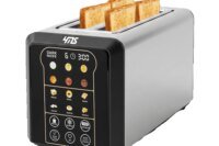 YMS 4-Slice Automatic Lift Smart Toaster with Touch, Digital Countdown Timer & Memory Settings. 6 Bread Types & 6 Browning Levels. SS Toaster with Defrost, Reheat, Perfect Compact for Home, RV, SS316