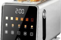 2-Slice Smart Toaster with Touchscreen, Stainless Steel Design and Wide Slots