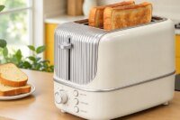 Electric Bread Toaster 2 Slices Household Toaster Toasting Machine Stainless Steel Automatic Toaster Oven for Toast Bagel Bread