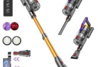 Refurbished KIPMAX By Erabros X20 Cordless Vacuum Cleaner 50KPa 550W Handheld Stick Vacuum, 70Min Runtime, Anti-Tangle Brush, with Aroma Design, Powerful Cordless Vacuum Cleaner for Home Clean Carpet Floor Pet (Refurbished)