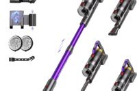 Refurbished UNINELL HOME By Erabros UV2 Cordless Vacuum Cleaner, 48KPa 550W Vertical Vacuum Cleaners for Home, Lightweight Stick Vacuum with 65Mins Runtime, Self-Standing, Anti-Tangle Handle Vacuum for Pet Hair (Refurbished)
