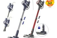 INSE I8 Corded Vacuum Cleaner Free-Stand Stick Vacuum 25KPa 600W Powerful 6 In1 Lightweight Handheld Cleaner for Carpet Pet Hair