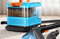 SEESII Carpet Upholstery Cleaner Machine 12Kpa Powerful Suction Cleaning Tools Lightweight for Rug,Carpet,Car Seats,Pets,Stairs