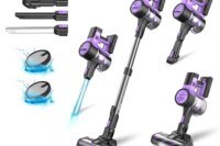 INSE S10 Cordless Vacuum Cleaner 45Kpa Powerful 6-in-1 Stick Vacuum Up to 50Min Runtime Rechargeable Battery for Carpet Pet Hair