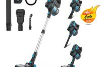 INSE V770 Cordless Handheld Vacuum Cleaner 6-in-1 20KPa Powerful Lightweight Stick Vacuum Flexible LED Headlights for Carpet Bed